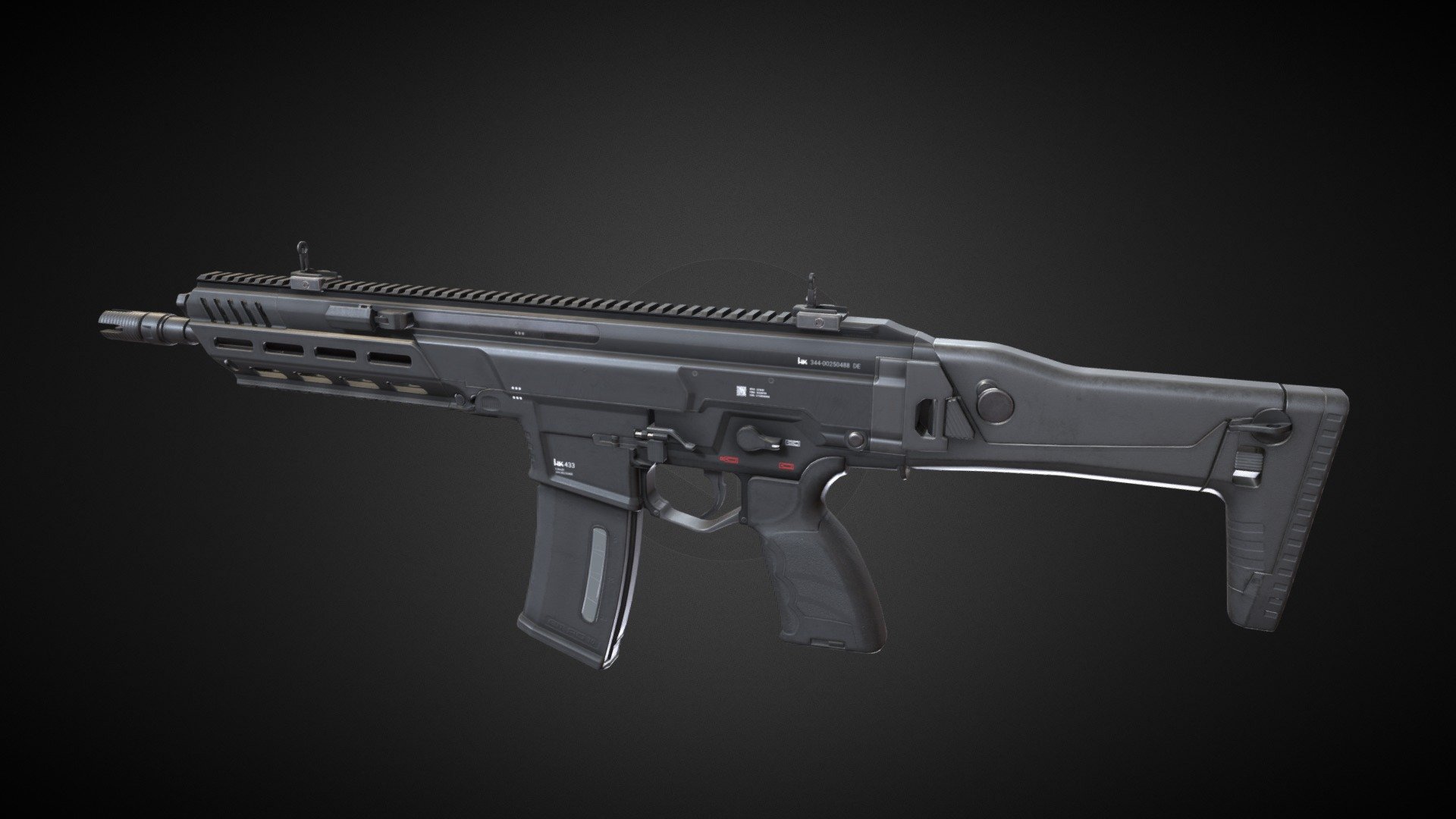 Hk433 Assault Rifle - Buy Royalty Free 3D model by Akinaro [ef5011c ...