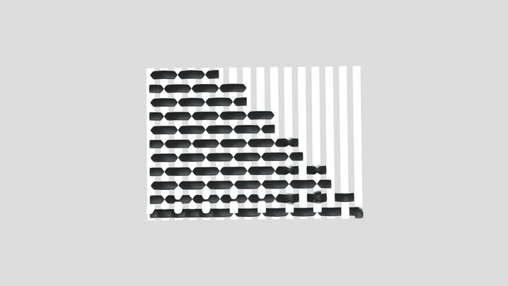 Oblique Line With A Steep Slope_1 3D Model