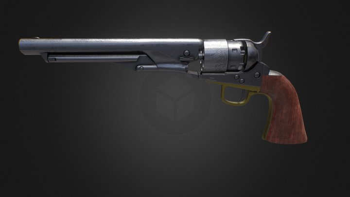 colt 1860 army 3D Model