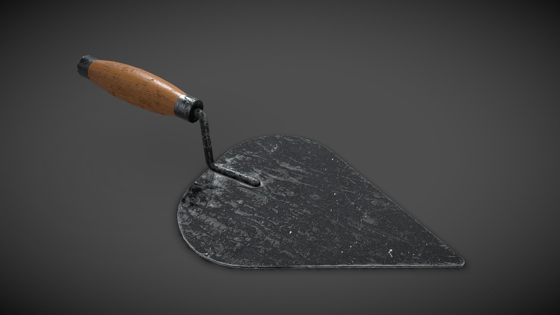 A trowel. Мастерок. - 3D model by Valger [ef50eaa] - Sketchfab