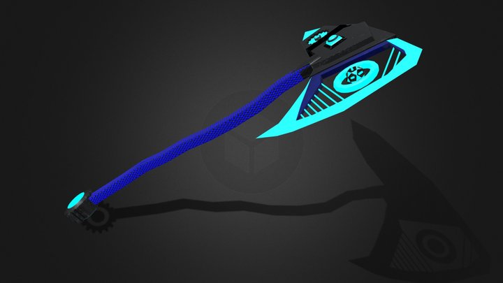 Sci-Fi Axe 3D Model