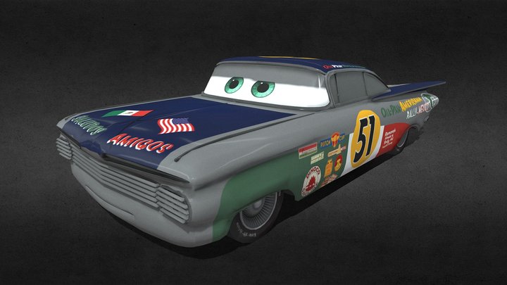 Cars 3 Driven To Win - Saludos Amigos Ramone – Modello 3D gratuito STL
