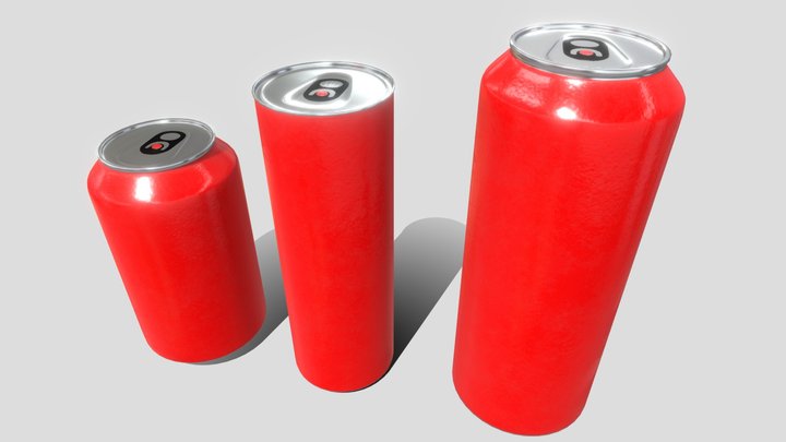 Soda Cans 3D Model