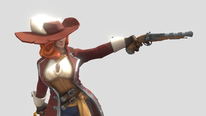 Acheron's Souls - Pirate 3D Model