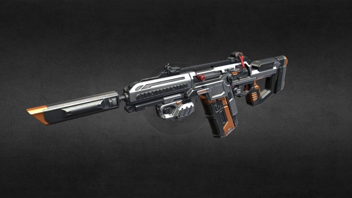 CrossFireLegends - SCAR- Guardian 3D Model
