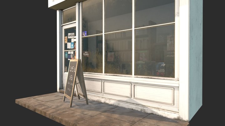 Handmade Store Front(Free) 3D Model