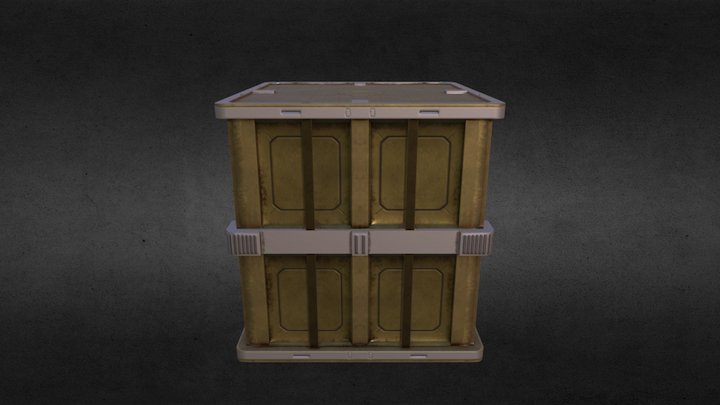 Giant UNSC Crate (OLD) 3D Model