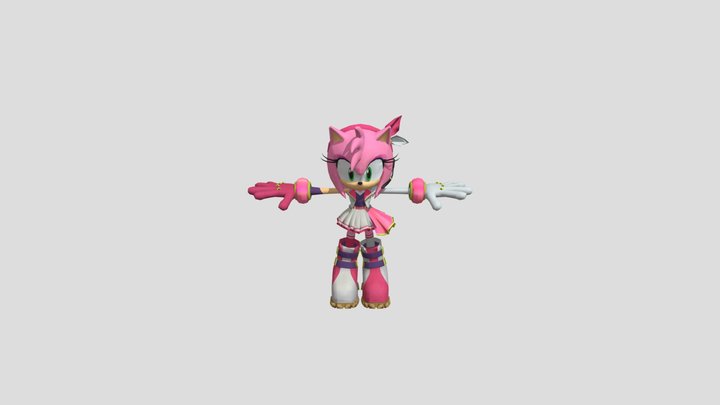 Popstar Amy 3D Model