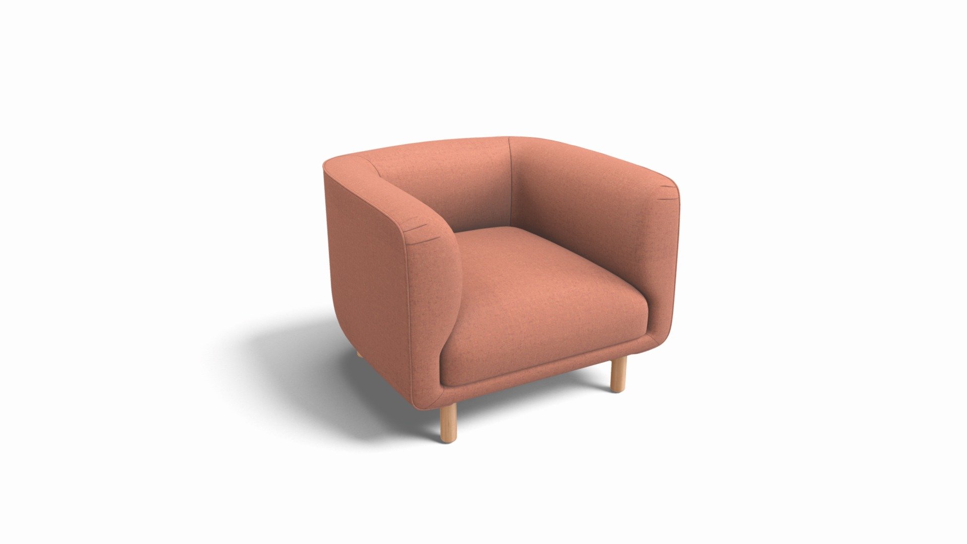 Becca Armchair, Dusk Pink