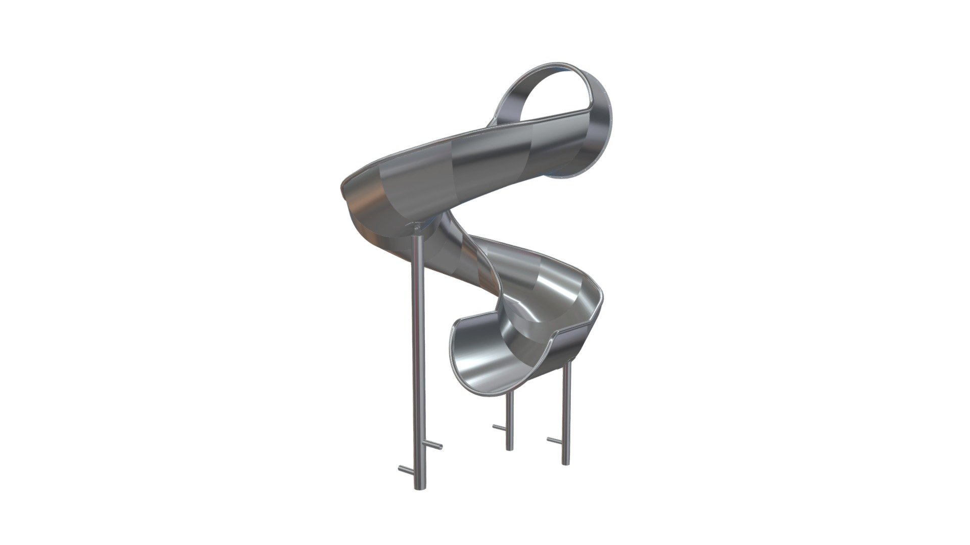 ГЛП1750_360_01_00_000 - Горка лотковая поворотна — Sketchfab embed 3D viewer