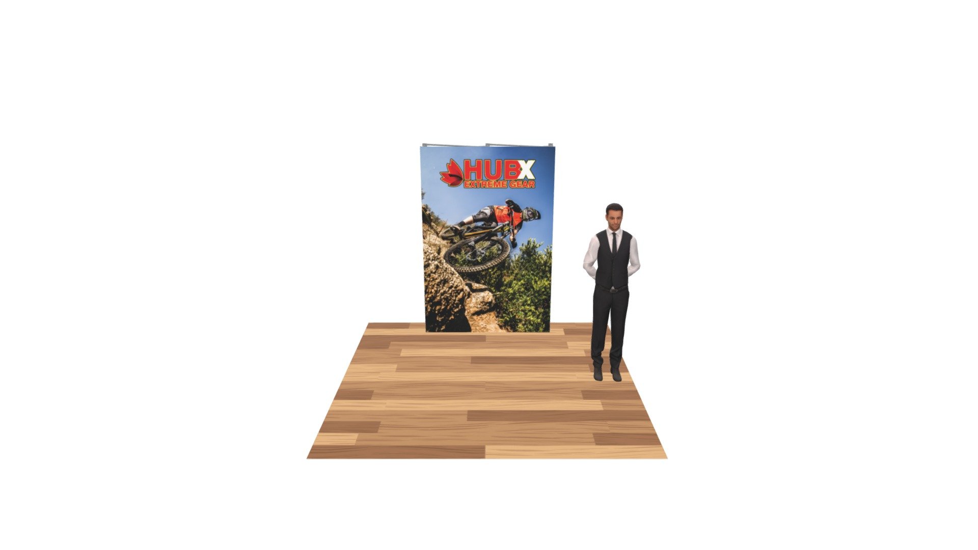 RPL 5ft X 7.5ft Straight Display No Endcaps