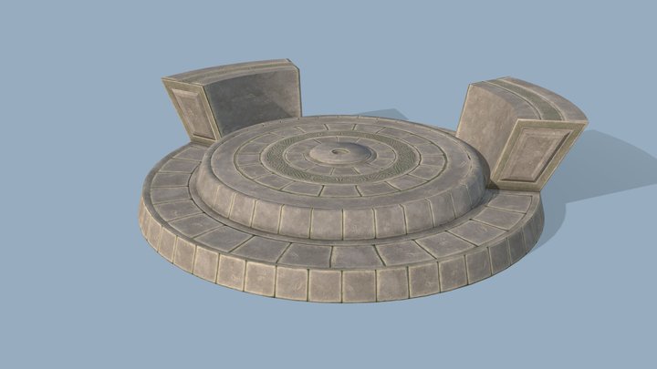 Temple 3D Model