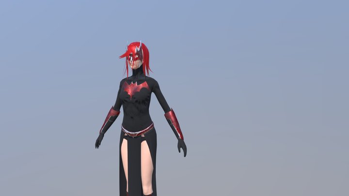 Batgirl 3D Model