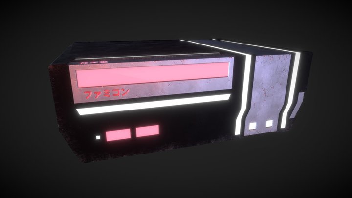 (WIP) Cyberpunk NES 3D Model