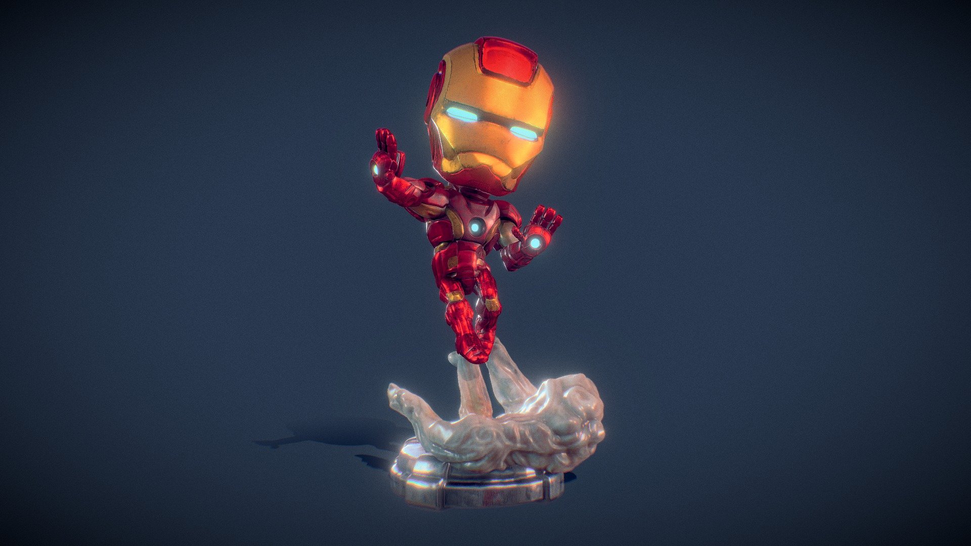 Chibi Iron Man - 3D model by Indrasmoroaji (@Indrasmoroaji) [ef5b8b0]