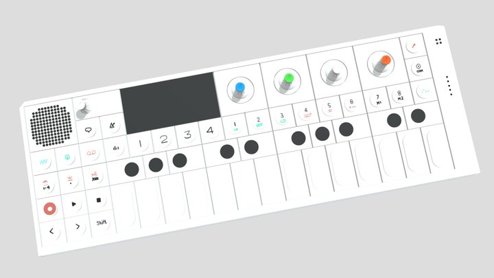 Teenage Engineering OP-1 3D Model