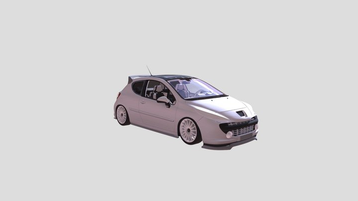 peugeot 207 3D Model