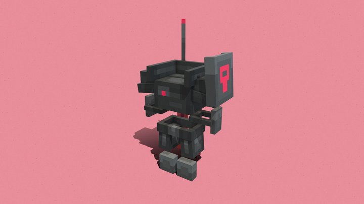 Imperial Minecraft Armor 3D Model
