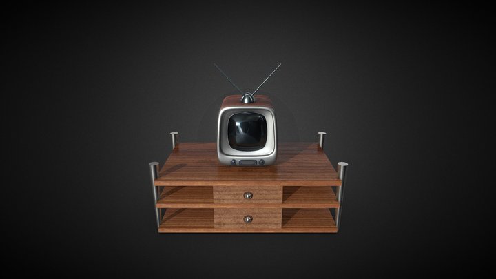 Television 3D Model