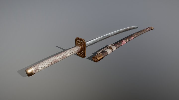 Katana "Shizukesa" 3D Model