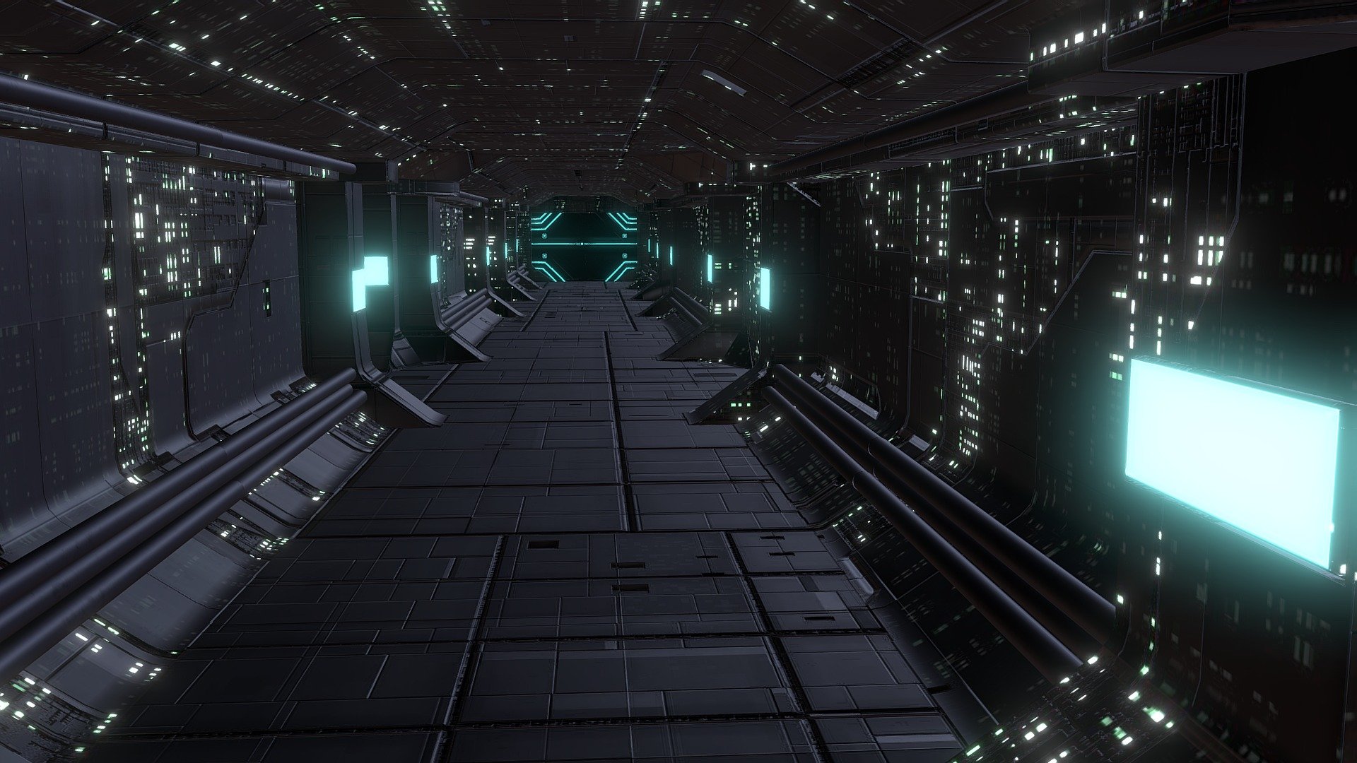 Scifi Corridor Modular Set