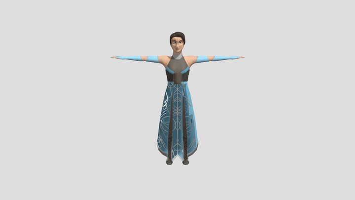 Elaine (Fantasy Character) 3D Model