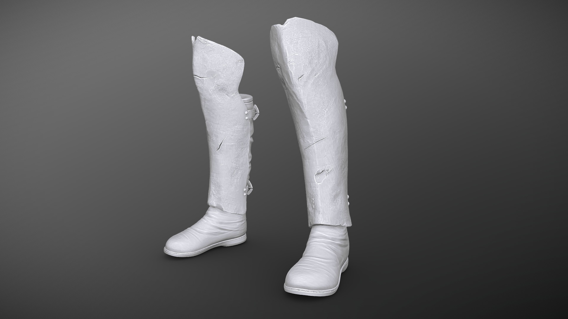 Zbrush Armored Footwear 03