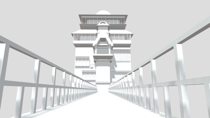 Spirited Away Bath House 3D Model