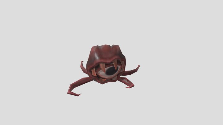 Animated FPS Eye Monster 3D Model