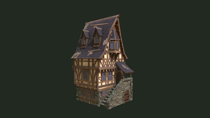 Townhouse 3 (no dust) 3D Model