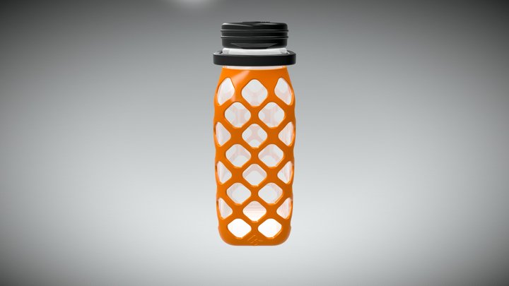 Meshbottle with Silicone Top 3D Model