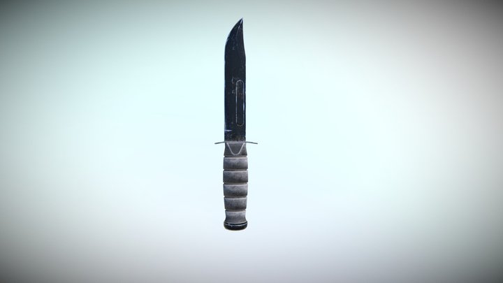 Ka-bar knife 3D Model