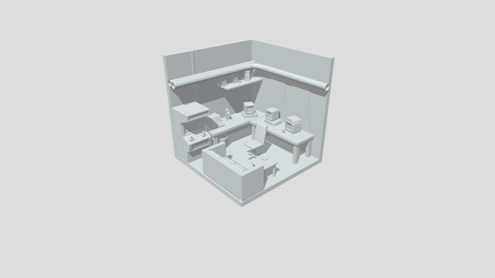 cuarto gamer_DIAZ LARA ISAI ALEJANDRO_11042021 3D Model