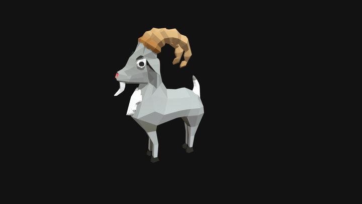 Goat 3D Model