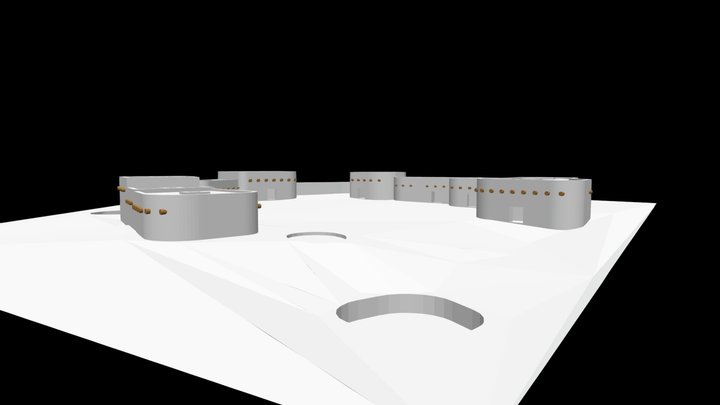 Lava Ridge Ruin Pueblo 3D Model