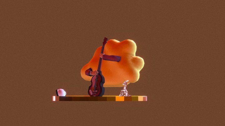 El Bajista Solitario 3D Model