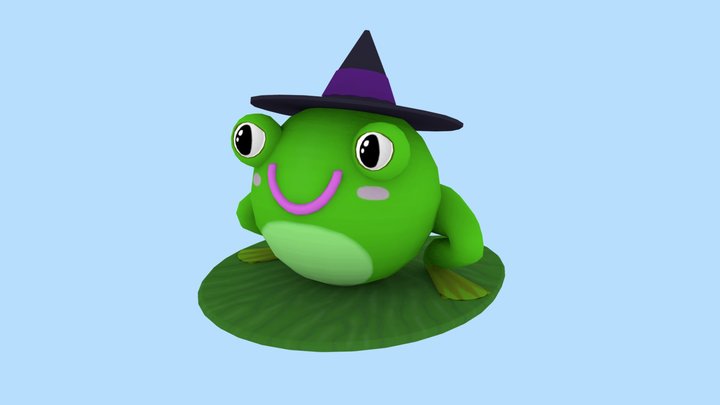 Magic Frog 3D Model