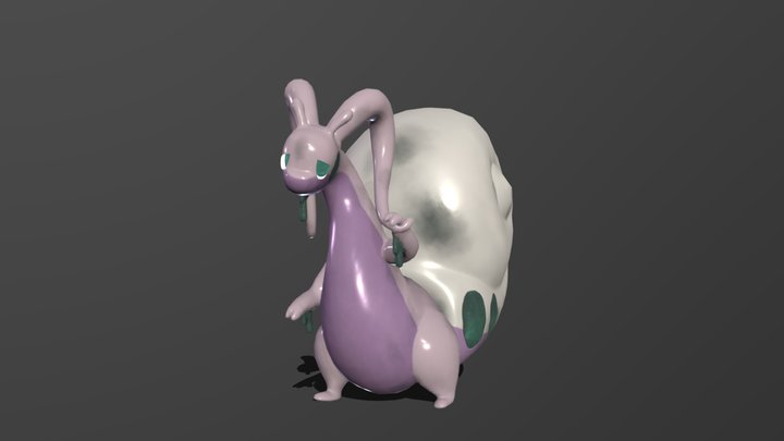 Hisuian Goodra 3D Model