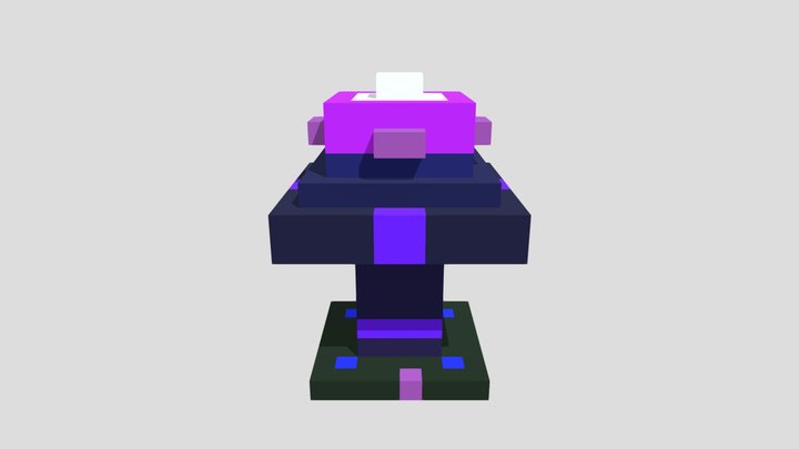 Portal Mushroom - Voxel 32x32 (Animated) – Modèle 3D gratuit STL