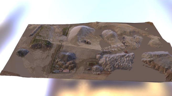 Exemple carrière 3D Model