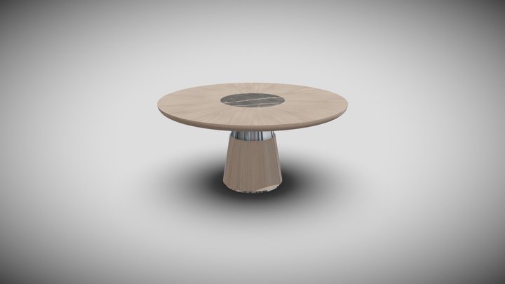 ALEAL - Sunset - Round Dining Table 3D Model