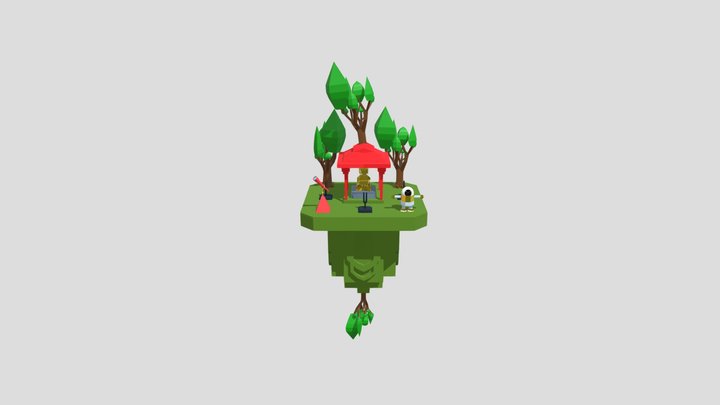 The Golden Idol of Donald Final 3D Model