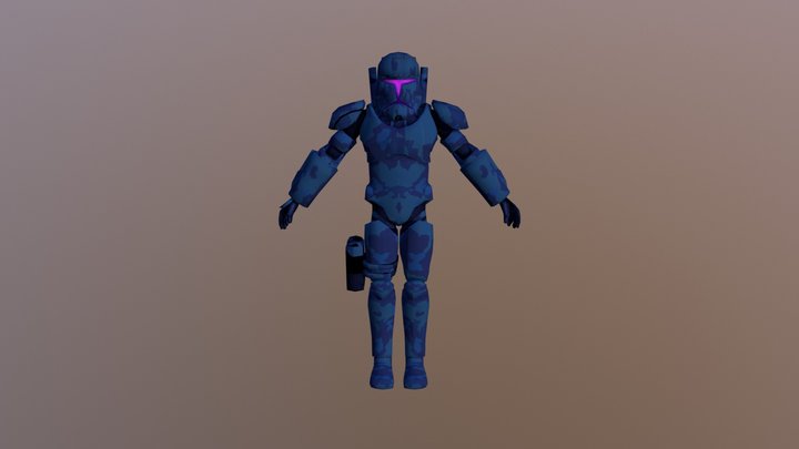 Blue Squad 3D Model