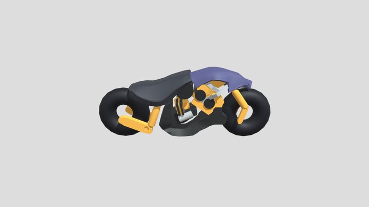 CyberGenesis Motorcycle 3D Model