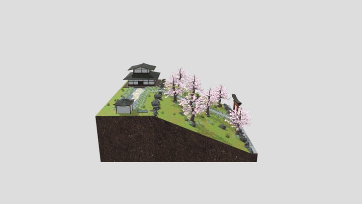 DAE Diorama - Grandma's House 3D Model
