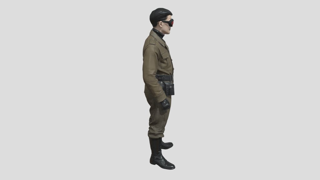 Man in Military Jumpsuit by Tripo