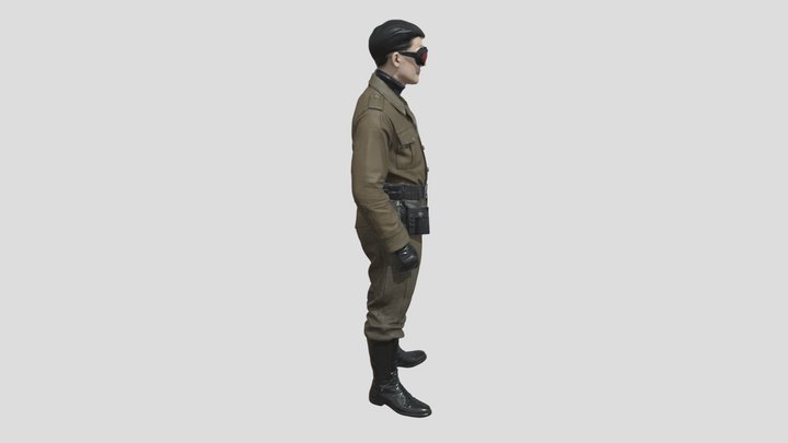 Man in Military Jumpsuit by Tripo – Kostenloses 3D-Modell STL