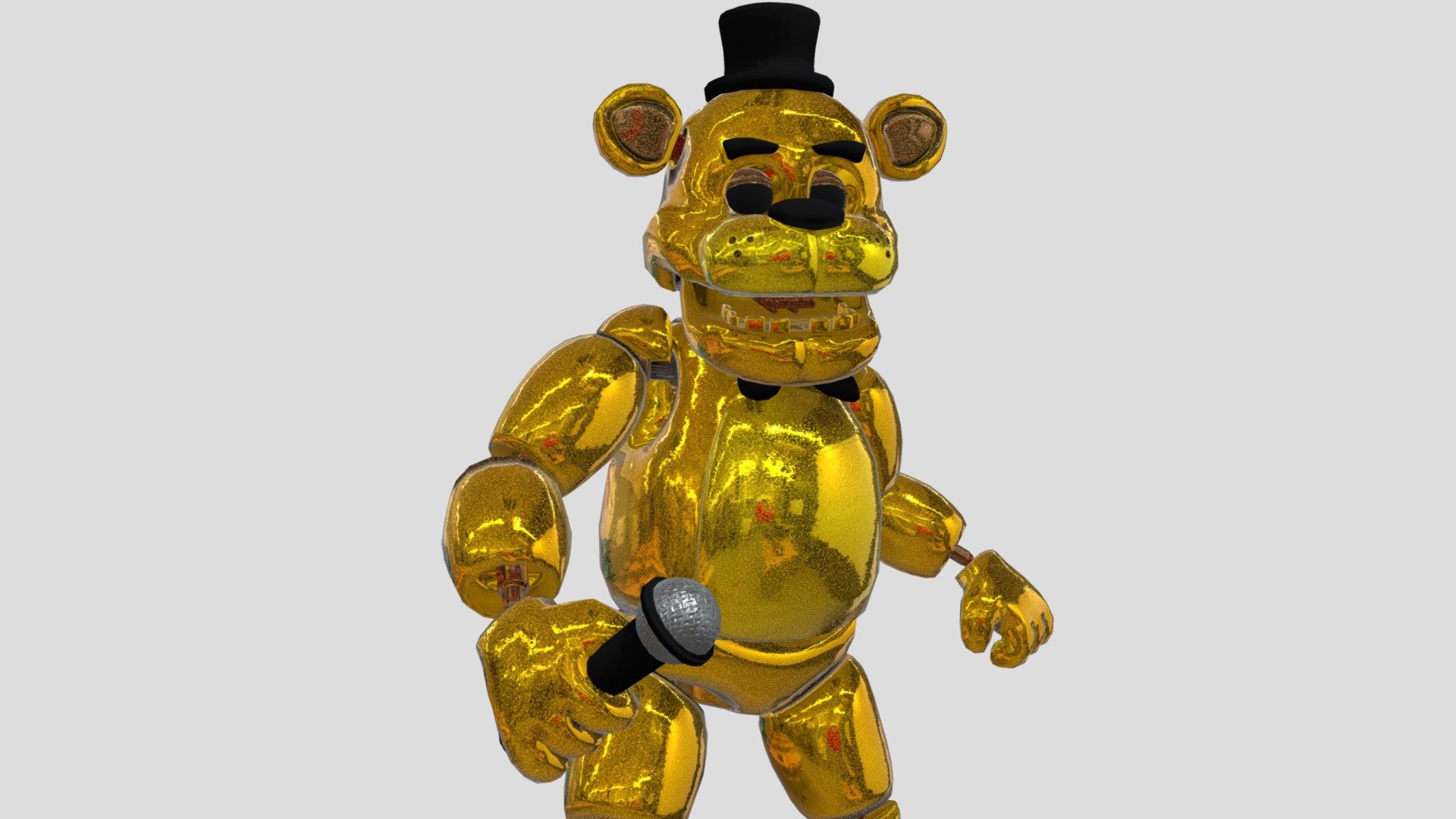 Golden Freddy with BIF Animations - Download Free 3D model by ...