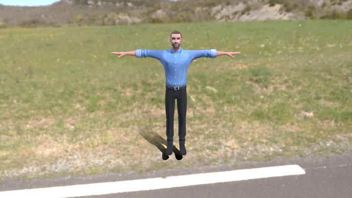 Walk In Circle 3D Model