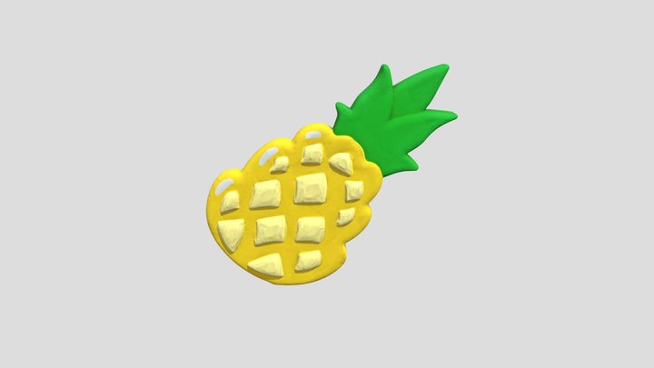 Pineapple Delight 3D Model